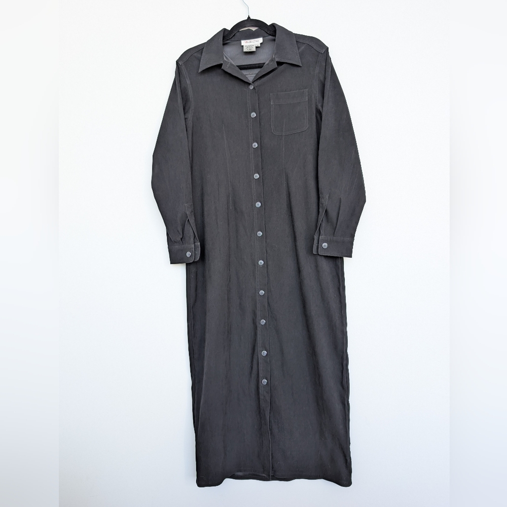 Vintage Talbots Structured Button Front Maxi Dres… - image 2